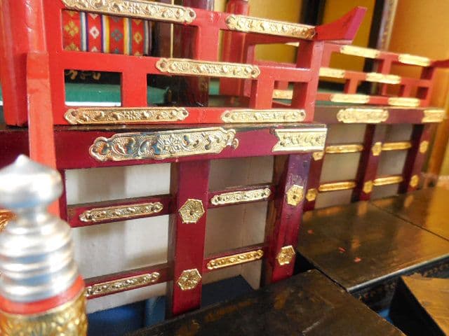 昭和レトロ 雛人形 御殿飾り 豊寿殿 雛飾り 雛祭り木製組み立て式 昭和