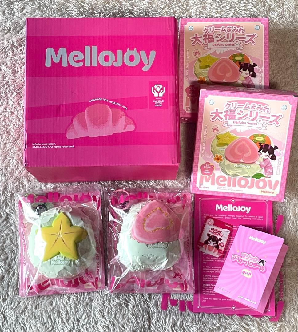s*.様 Mellojoy スクイーズ クリームまみれ大福シリーズ Mellojoy スクイーズ クリームまみれ 大福シリーズ マンゴードリアン