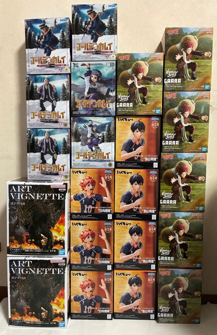 プライズフィギュア まとめ売り 21体　NARUTO ゴールデンカムイ など 2026 #セガプライズ 新作速報】 TVアニメ『ゴールデンカムイ』より新た