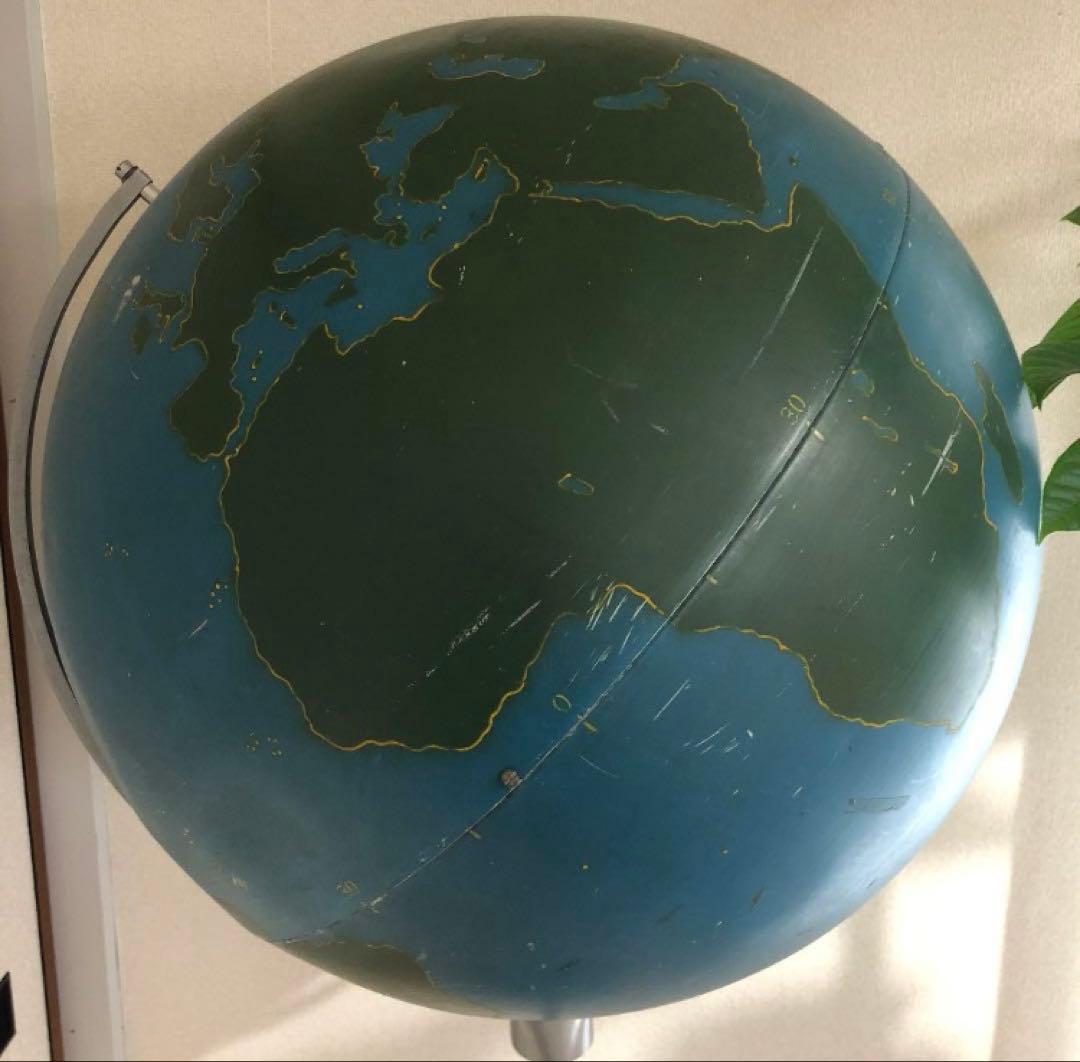 置物 ANTIQUE (A.J.NYSTROM&CO ) MILITARY GLOBE