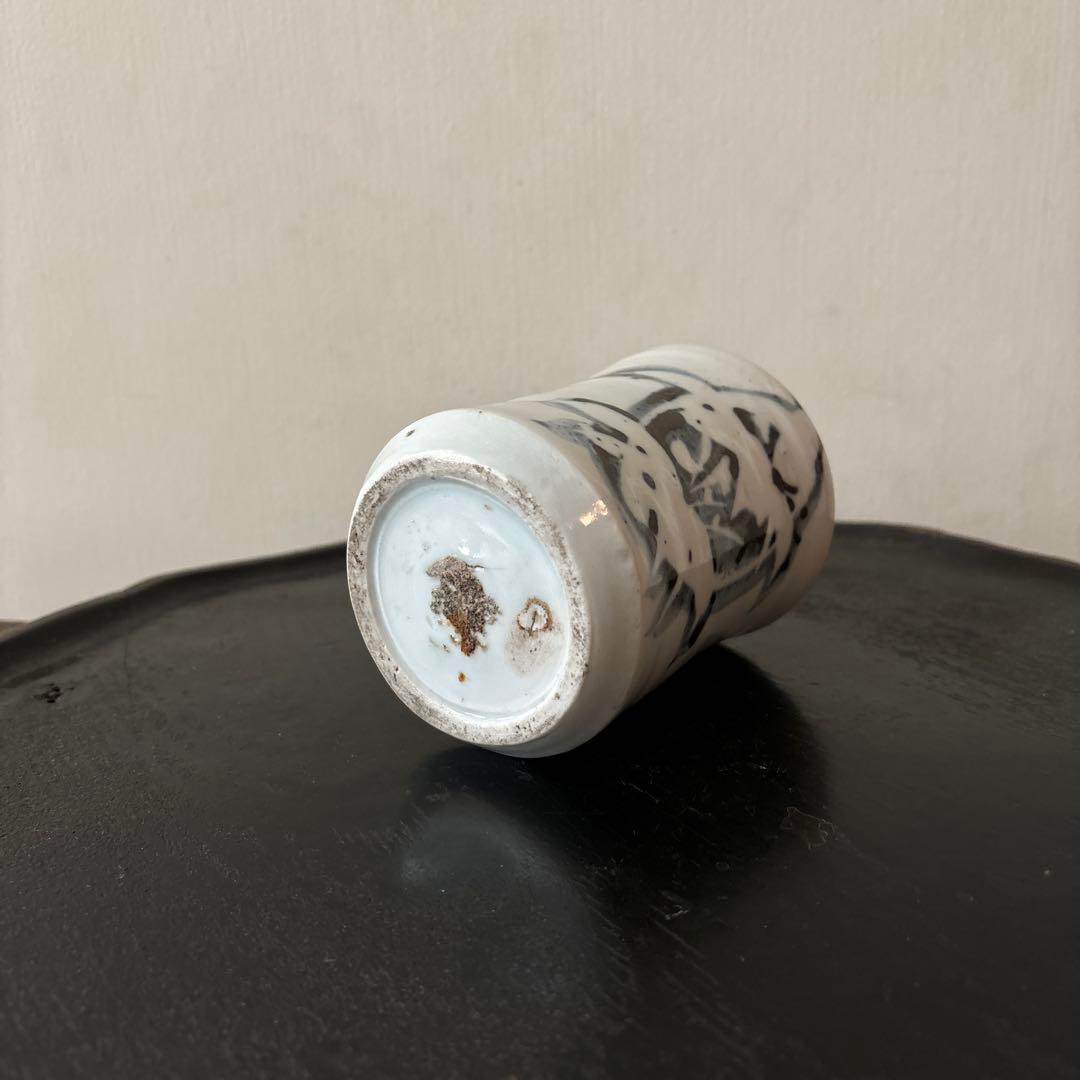 蝋燭徳利 古伊万里 油壷 酒器 花入 保命酒 骨董 岩谷焼 検;白洲正子 李