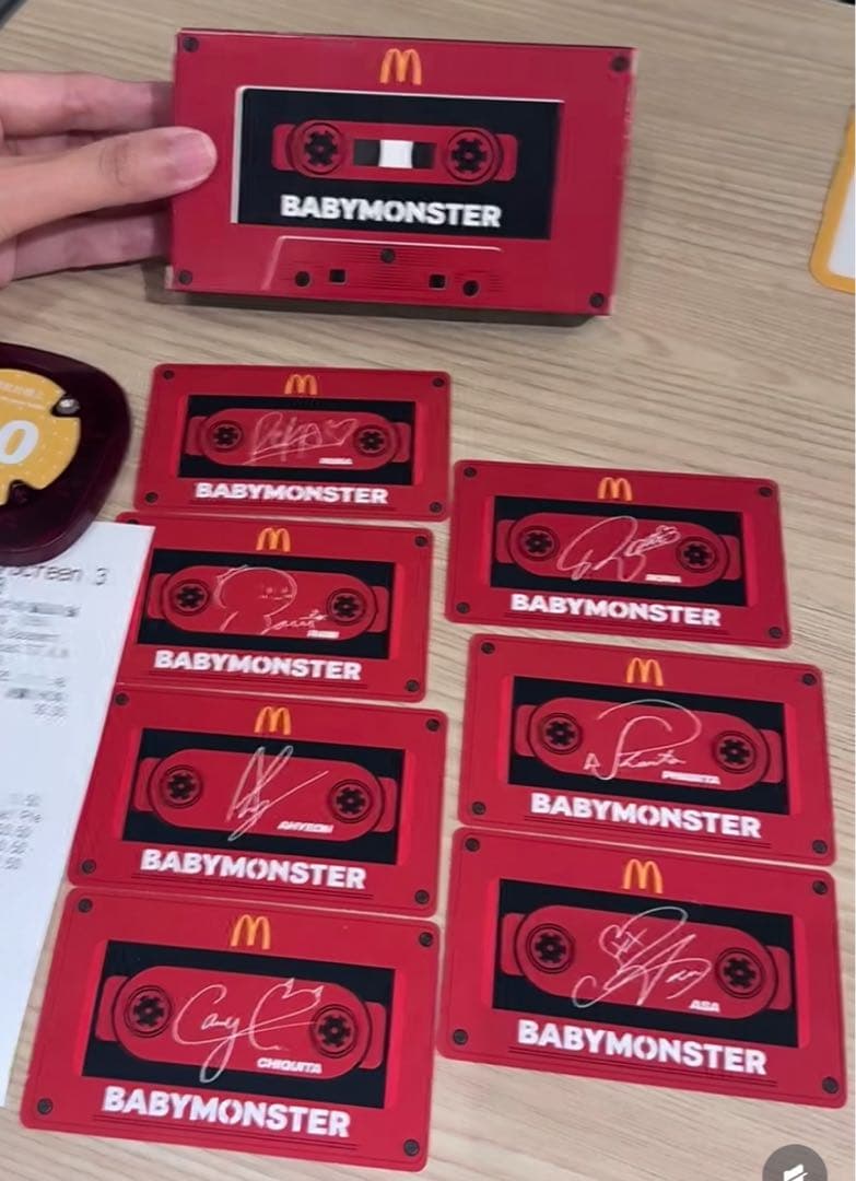 BABYMONSTER マック マクドナルド 香港限定 トレカ 7枚セット - メルカリ