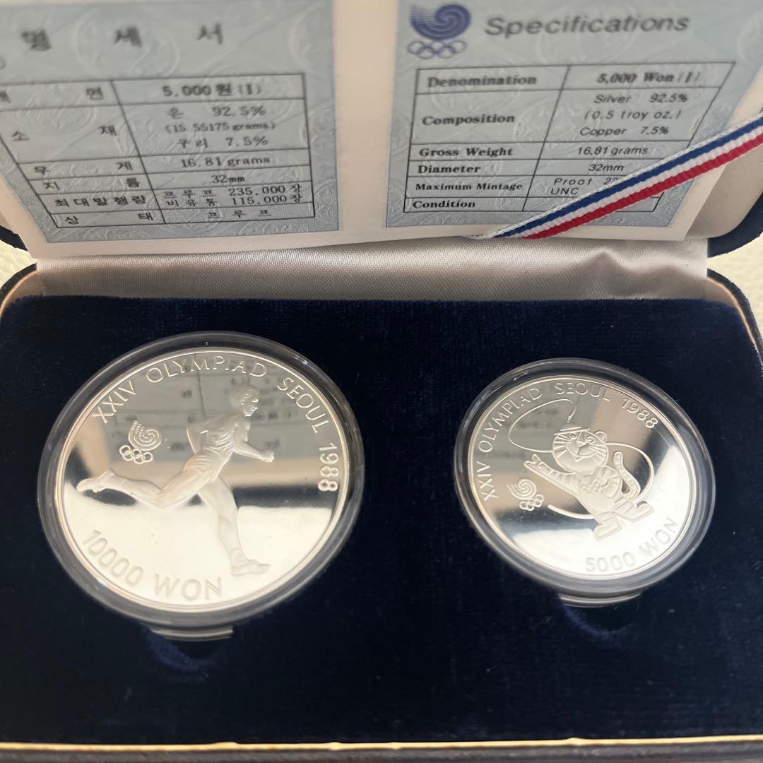 1988年ソウルオリンピック 記念銀貨セット 1988年 ソウルオリンピック 記念硬貨 6枚セット 証明書付き｜Yahoo