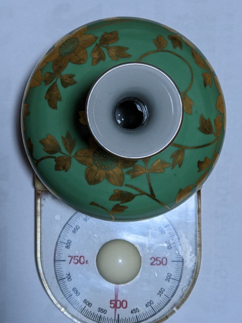 ⭐九谷焼重鎮 名工 吉田美統 人間国宝 金彩絵付 花器 花活 置物飾り