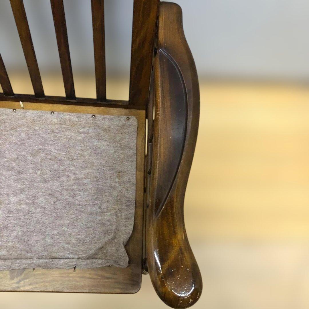 カリモク アームチェア 肘付き ダイニングチェア ヴィンテージ 112931