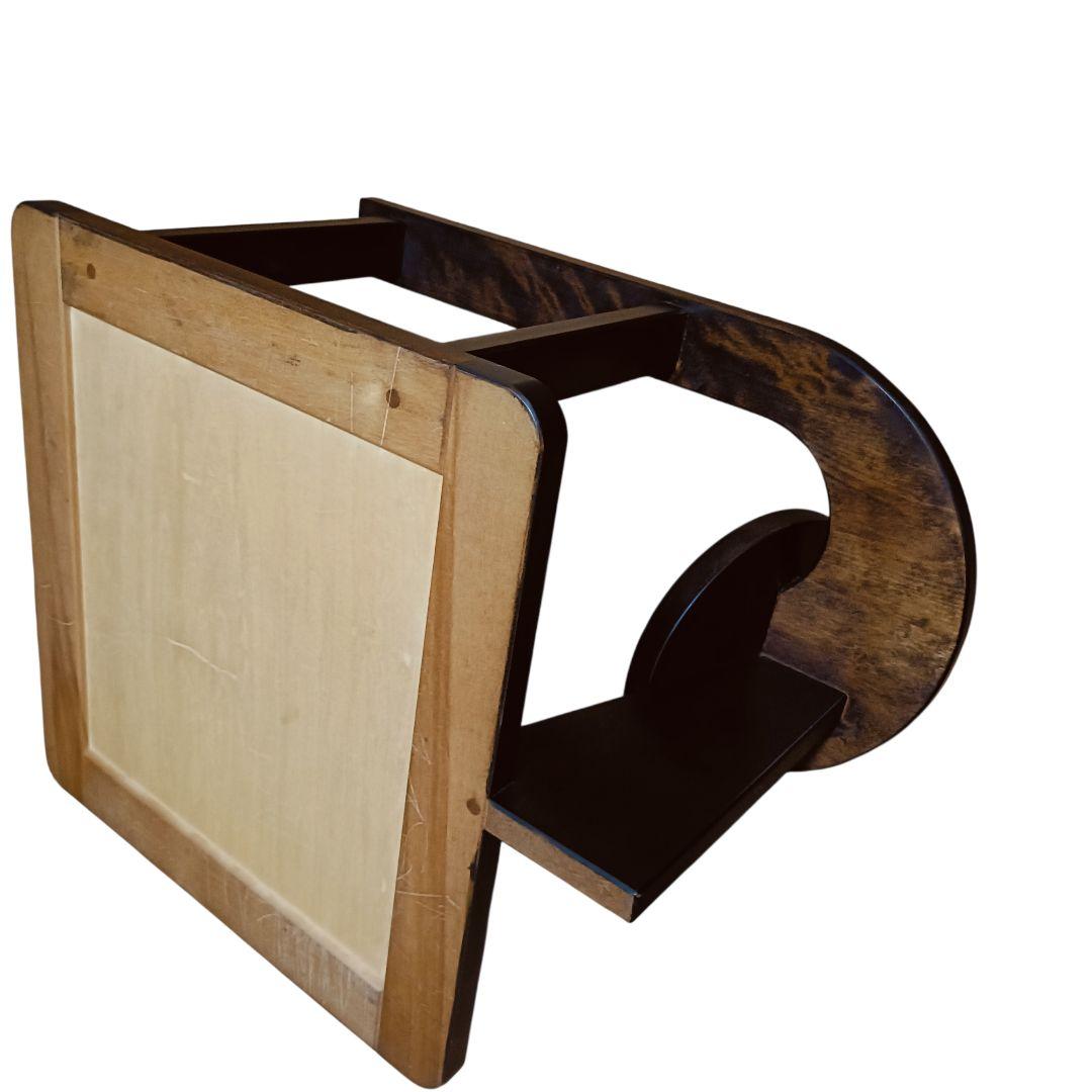 木製 民芸家具 座椅子 星野民藝タイプ 円形背もたれ ダークブラウン