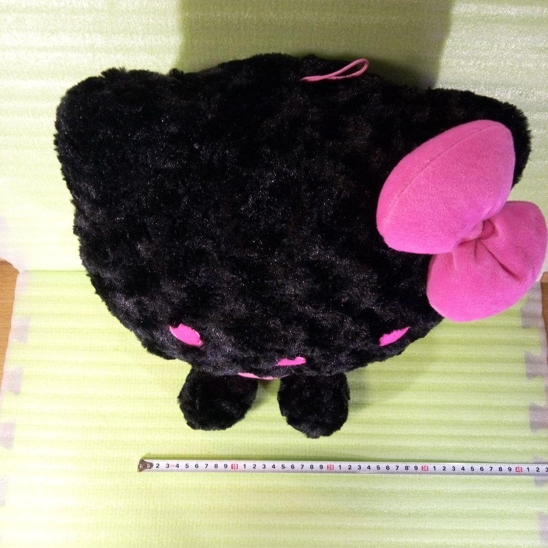 ハローキティ ぬいぐるみ EIKOH エイコー 黒 ブラック ピンク レア