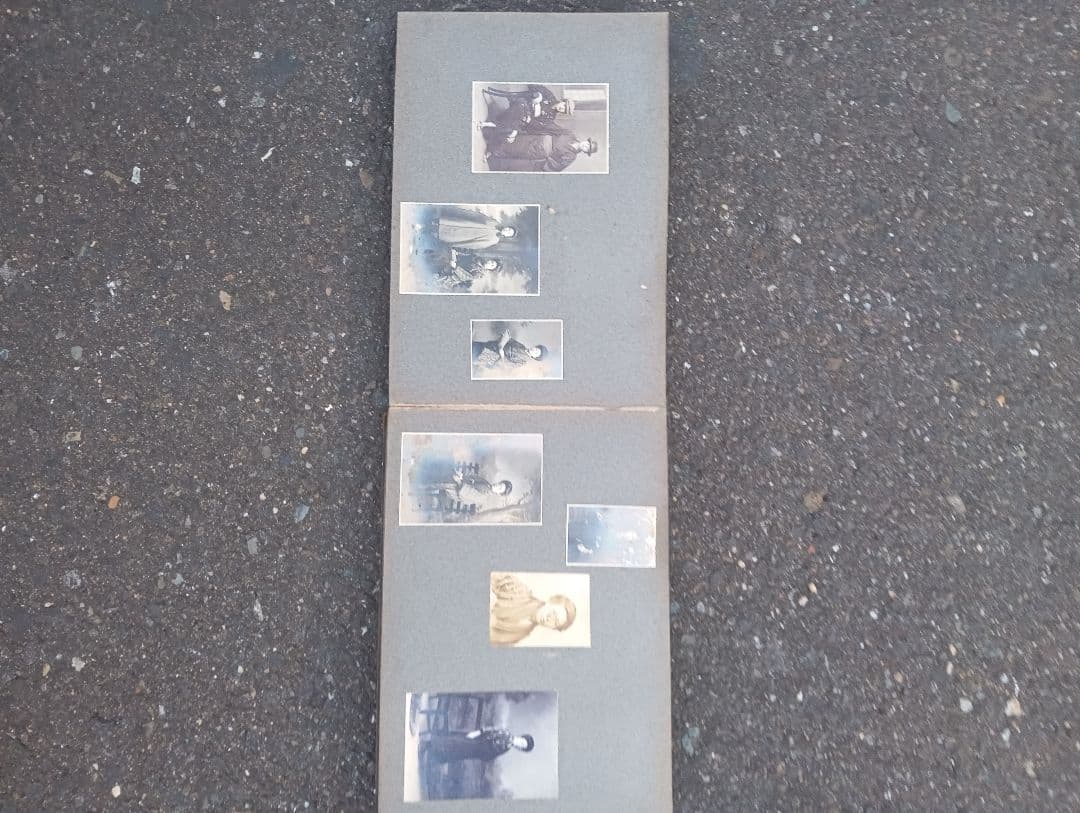 学生の写真帖　大正13年頃　女学生　着物　富山県　野球　ユニホーム　　　レトロ