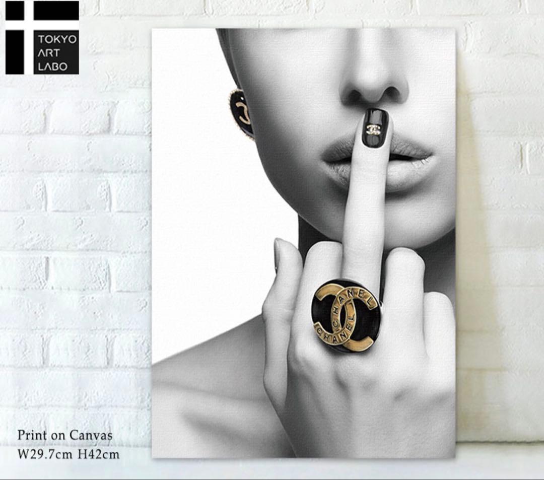 CREA アートパネル 5枚セット モノクロポップアート シャネル - メルカリ