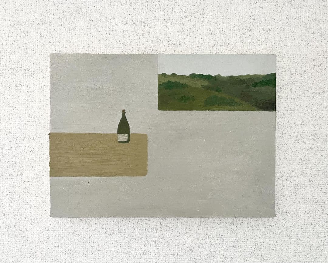 真作 丸山勝三 肉筆 油彩 F6号 額装品 高島屋 No.2