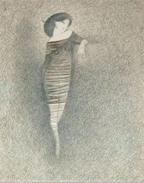 油絵 菅家令子 絵 絵画インテリア額付(青緑＋金色の枠) F3-010111