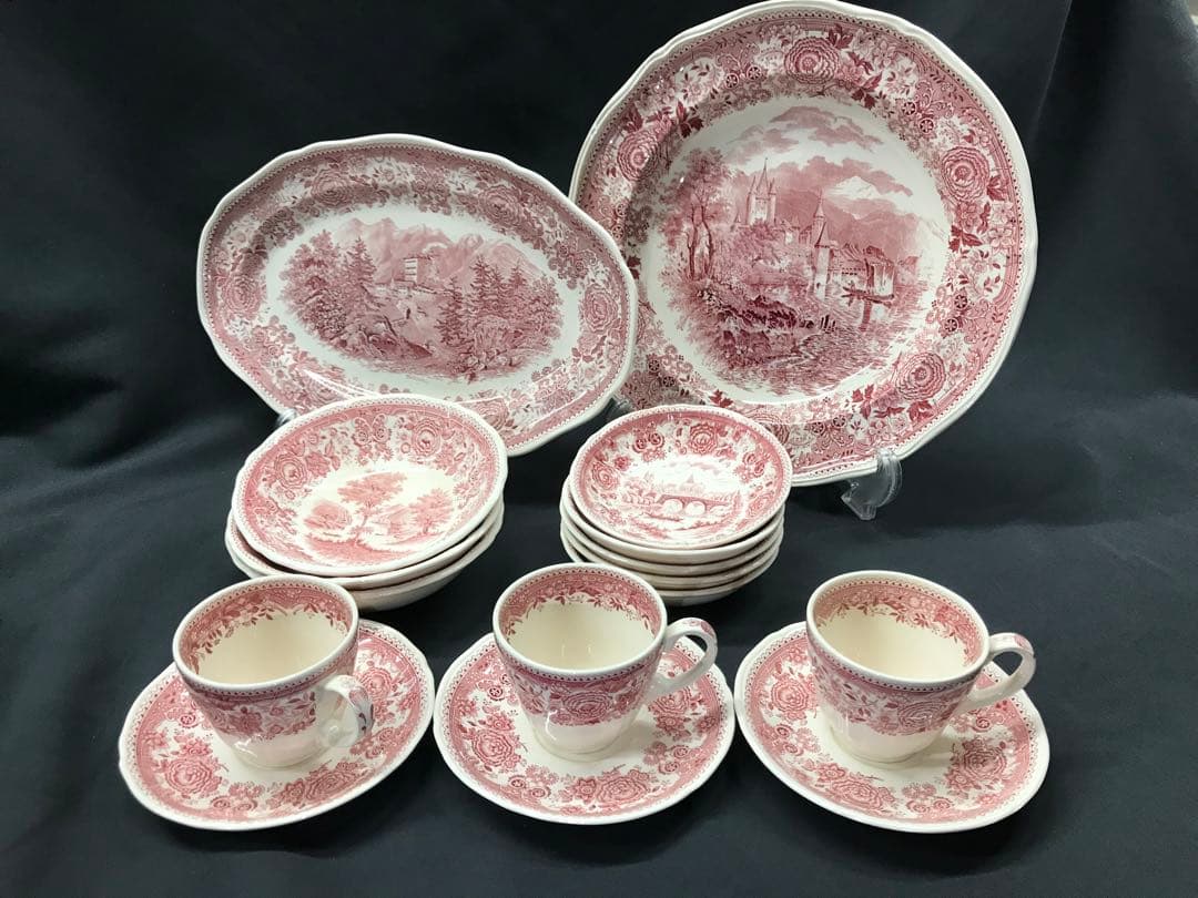 【VINTAGE】Villeroy&Boch まとめ　Burgenland Burgenland Green Serving Platter from Villeroy & Boch, Germany for