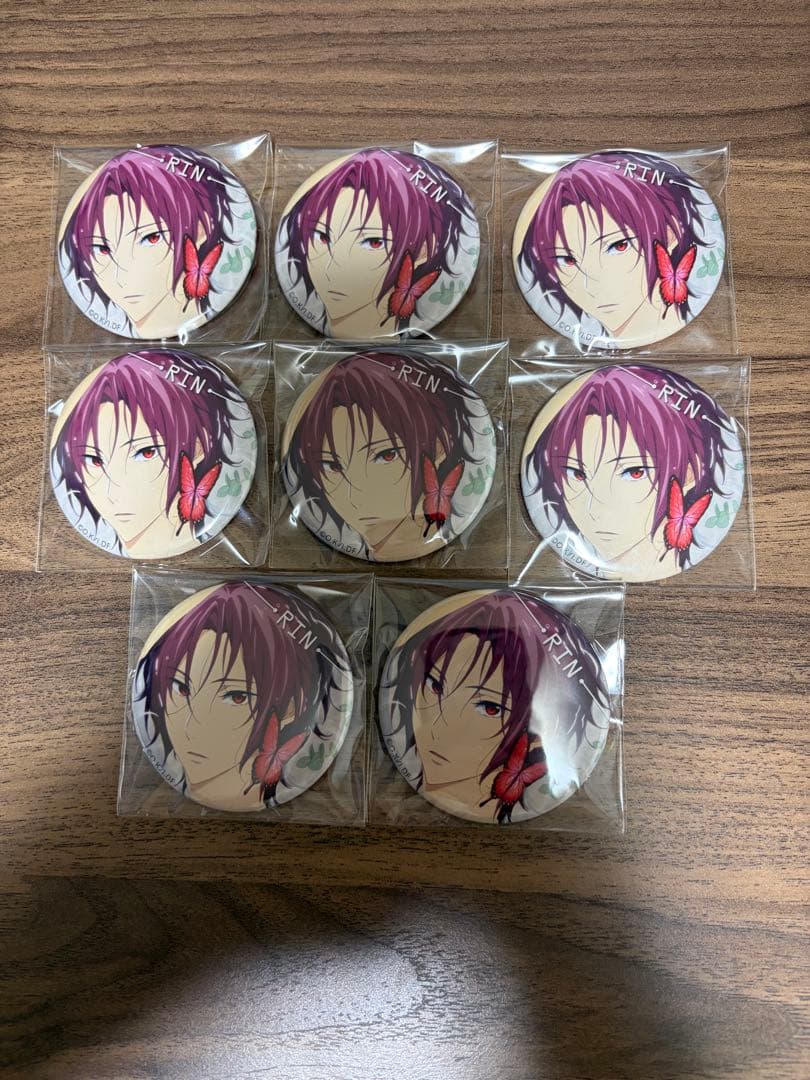 Free！ 松岡凛 butterfly 缶バッジ 旭 缶バッジ 郁弥日和アクリル