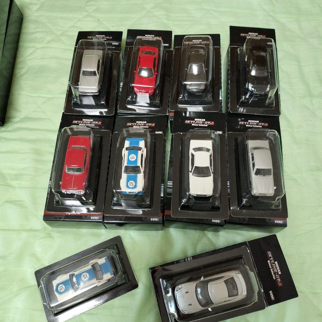 【処分価格】スカイライン GT-R ミニカーセット 10台 セット 日産コレクション スカイライン GT-R 3台セット 1/64スケール モデル