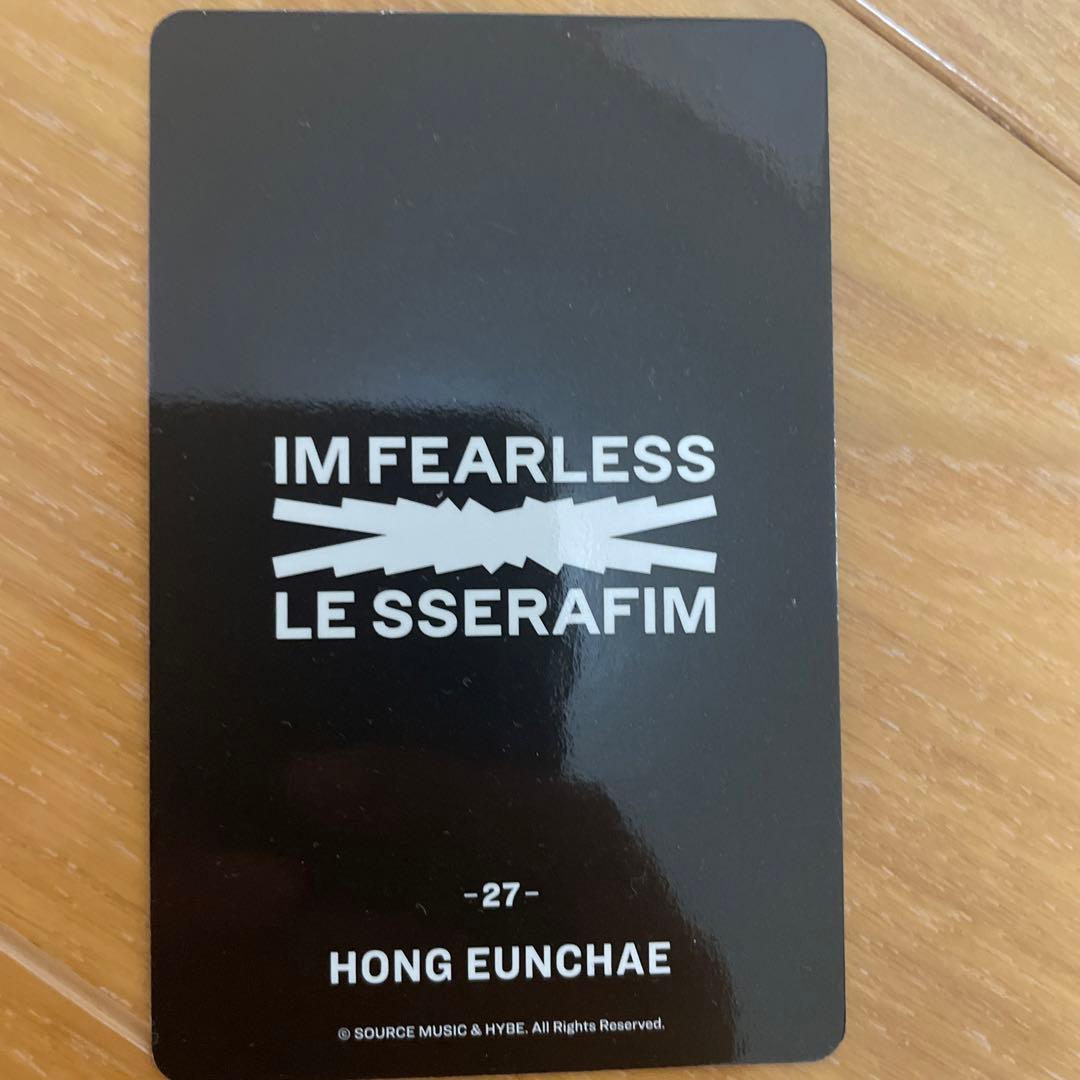 Le Sserafim ウンチェ トレカ サイン入り - メルカリ