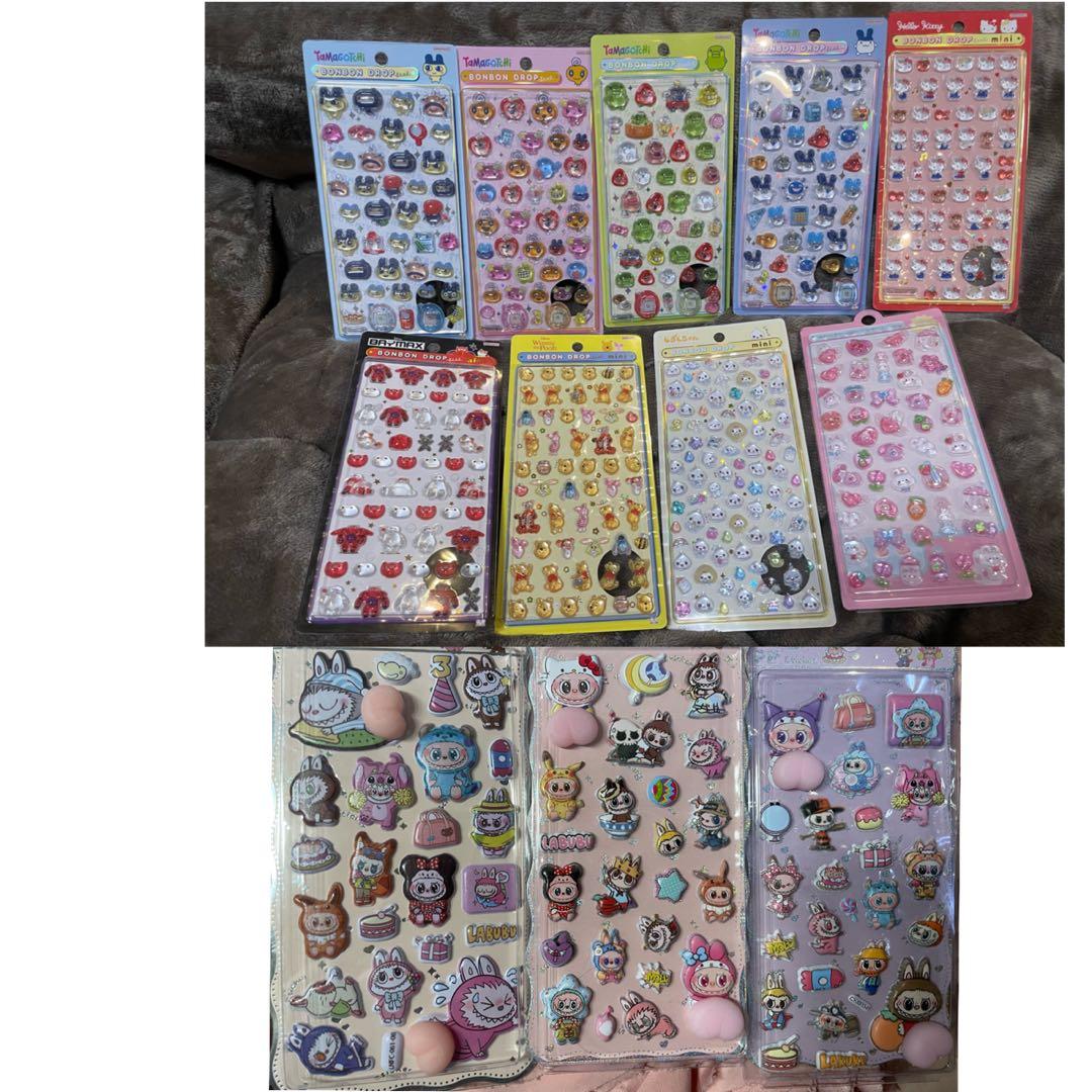 12枚　ボンボンドロップシール　正規　たまごっち　キティ　ベイマックス　プー ヨドバシ.com - サンスター文具 sun-star S8542732 [限定 ボンボン