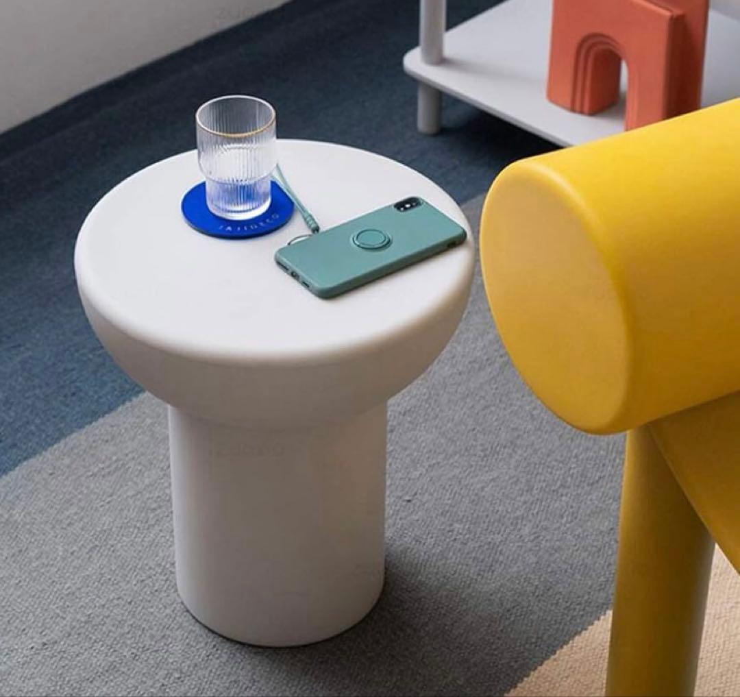 Virocd スツール サイドテーブル サイドテーブルになる スツール 天然木 4脚セット 完成品 スタッキング