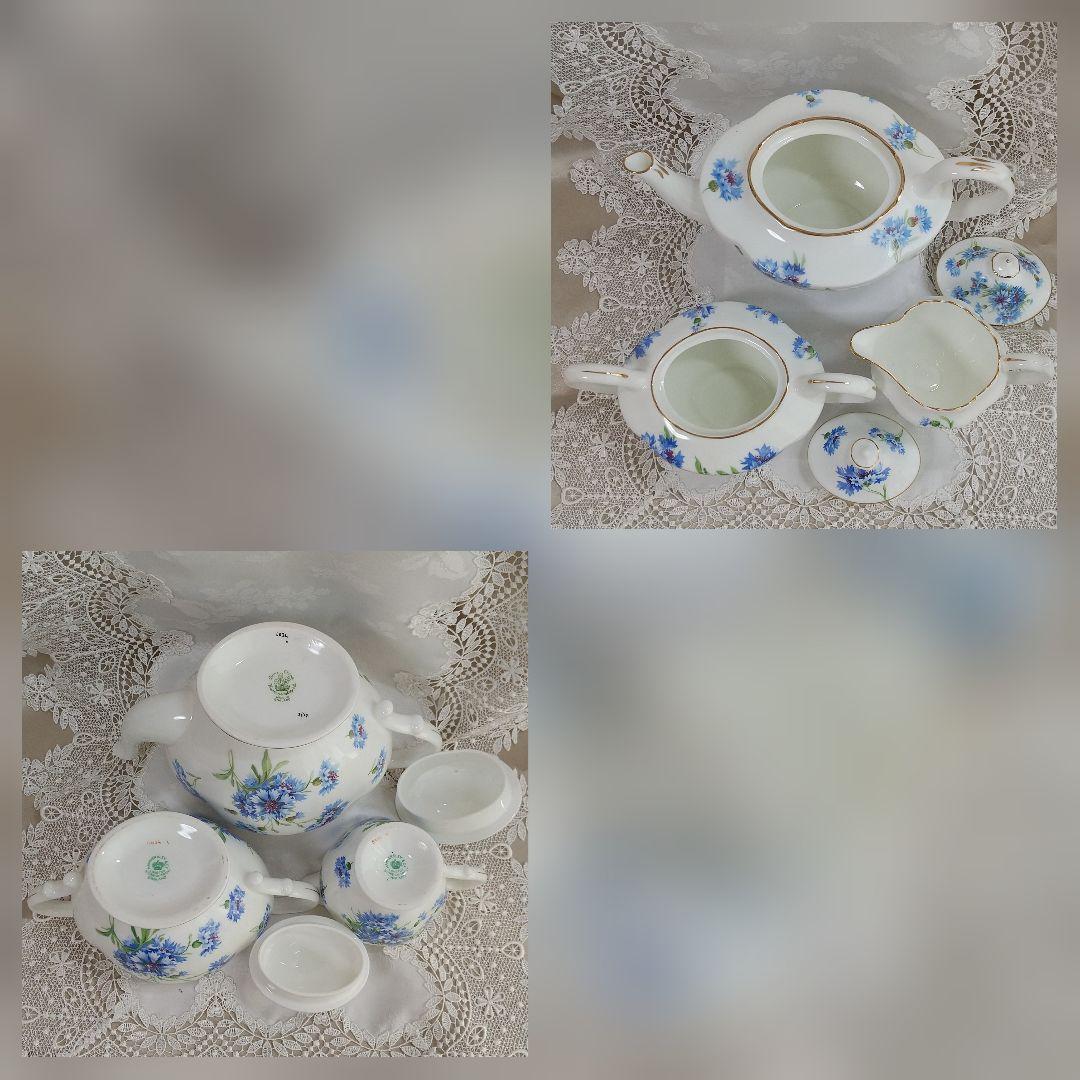 ハマースレイ ティーセット ポット シュガー クリーマー コーン