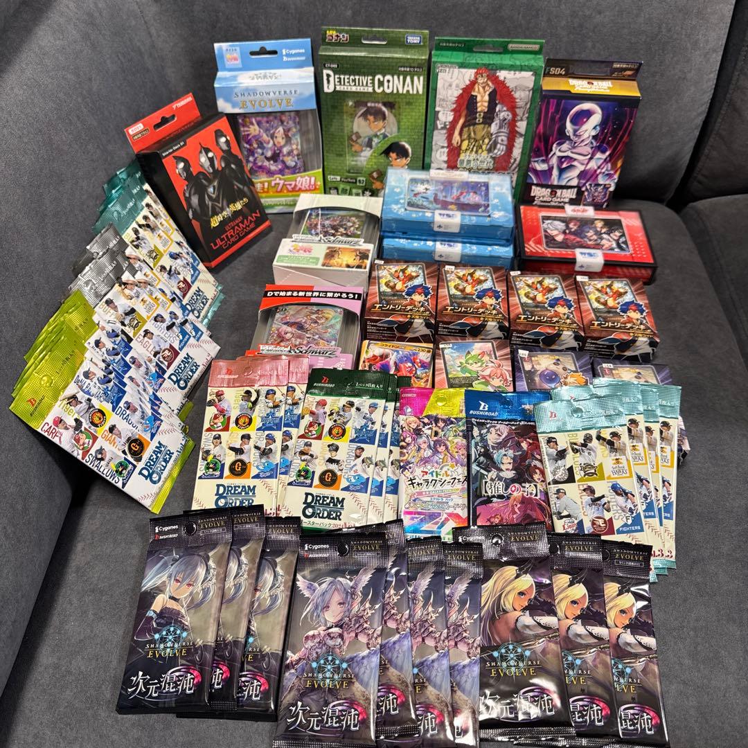 トレカまとめ売り スポケカ プロ野球ドラゴンボールワンピカ 未開封