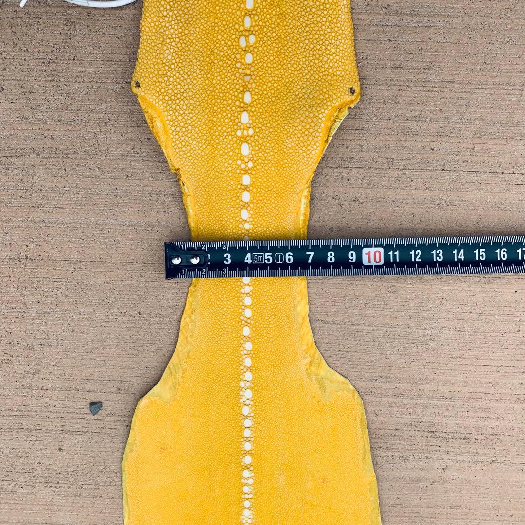 31 連石 ローストーン エイ革 鮫革 鮫皮 スティングレイ