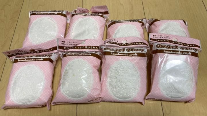エンジェルクレイ 8個セット ふわふわ 粘土 AngelClay ハンドメイド