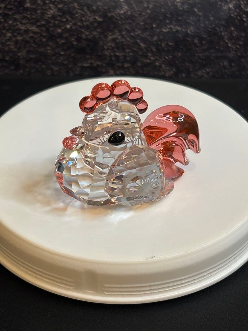 《 希少美品 》 スワロフスキー Swarovski Zodiac 十二支 鶏