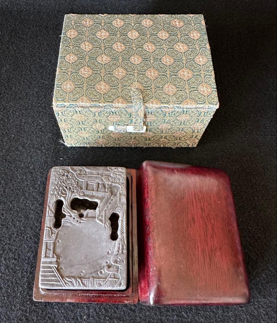 端渓蘭亭硯 細密彫刻 石硯 唐木箱付 文房四宝　中国美術　書道具 硯　未使用 2026年最新】Yahoo!オークション -蘭亭硯(美術品)の中古品・新品・未