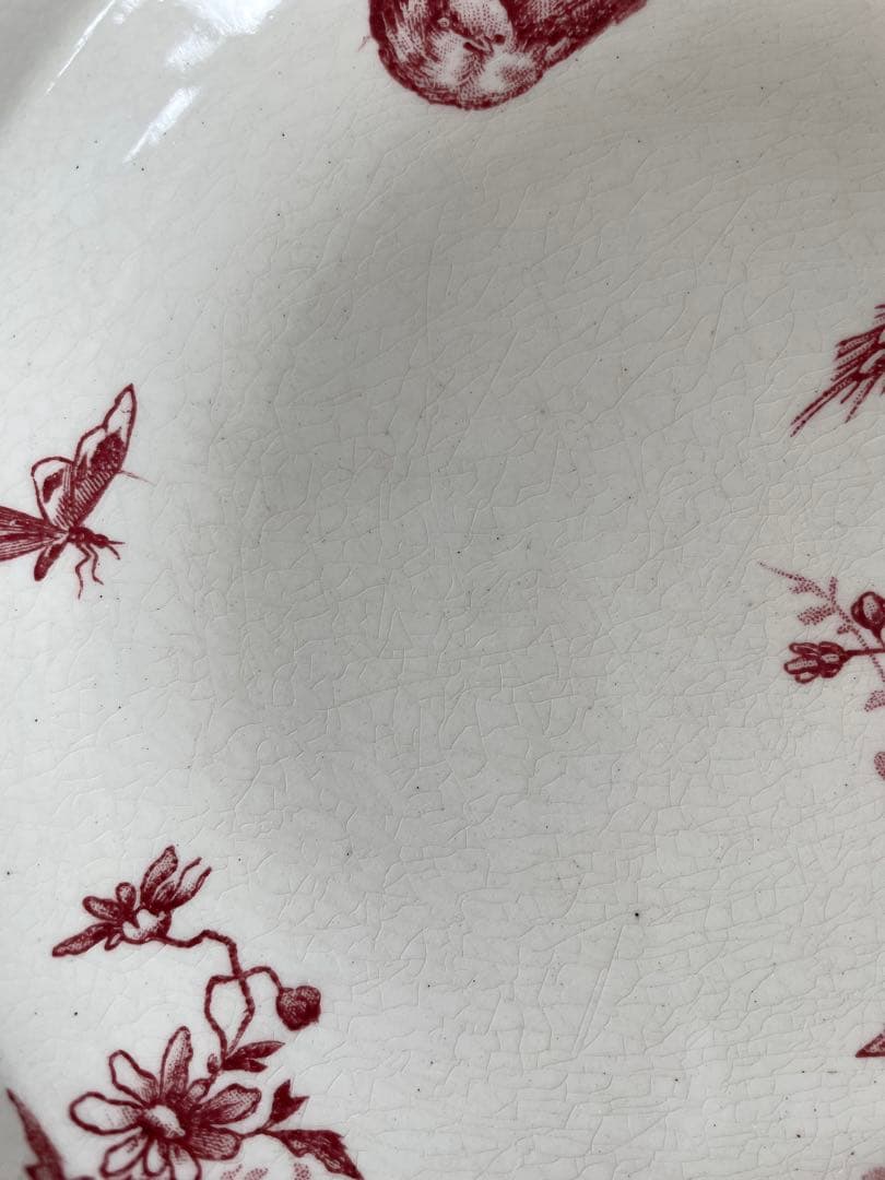 HB&C francais 小鳥 深皿 アンティーク - メルカリ