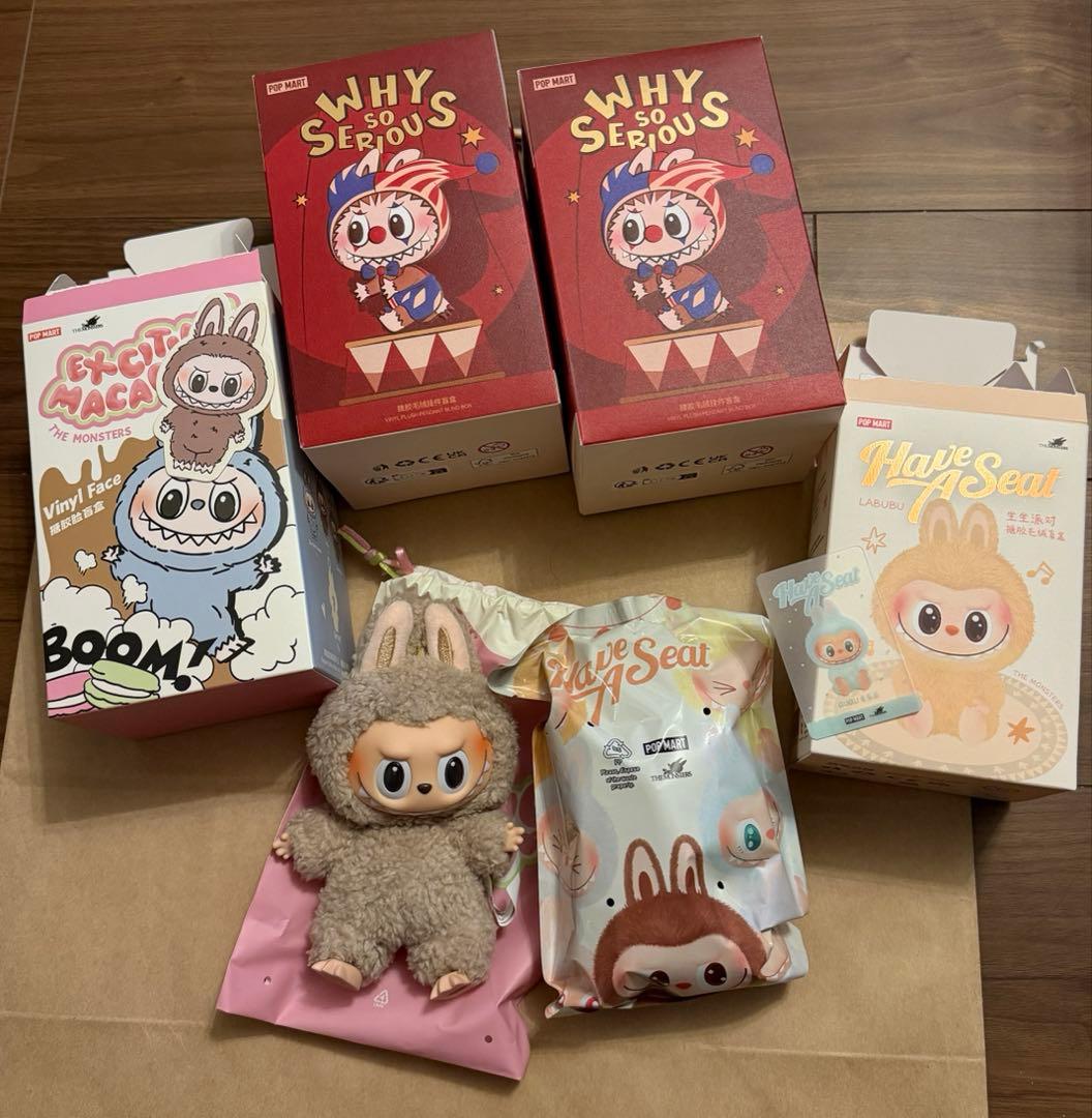 な*お様 ポップマート　ピース　4点セット（ラブブ2点入り） POP MART（ポップマート） 正規品保証 THE MONSTERS PIN FOR LOVE