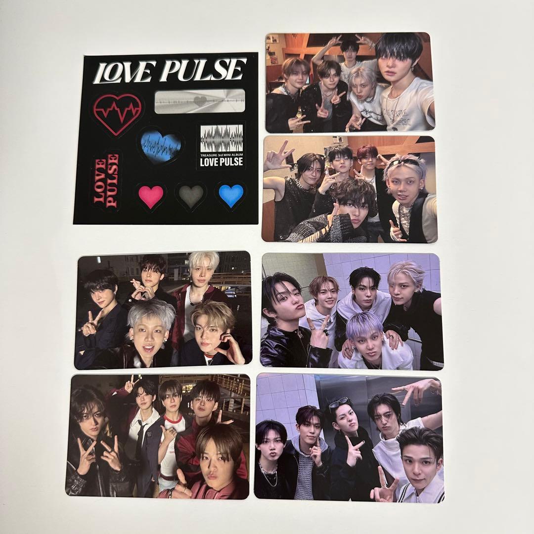TREASURE LOVE PULSE 集合トレカ 全種セット - メルカリ