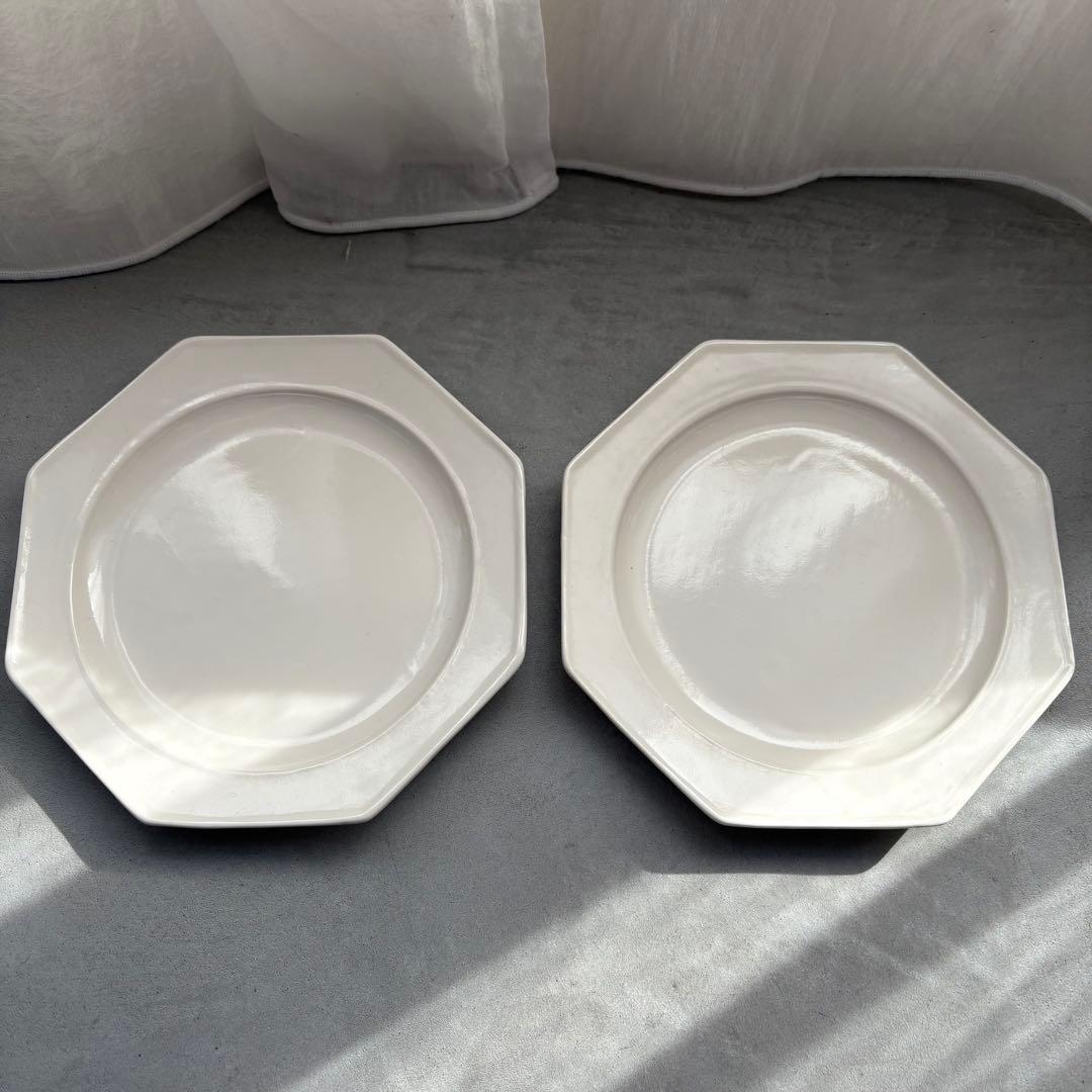 岡田直人 オクトゴナルプレート 八角皿 2枚セット - メルカリ