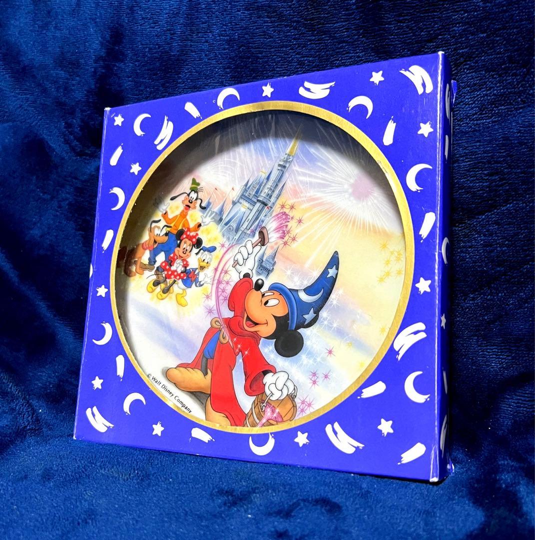 新品】東京ディズニーランド10周年 ファンタジア ミッキー記念絵皿