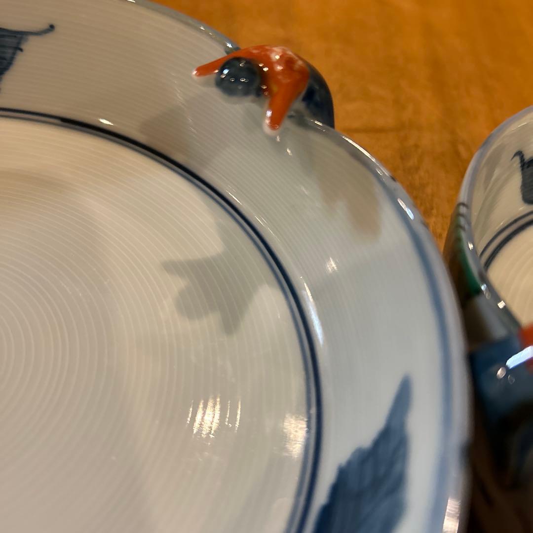 波佐見焼 林九郎窯 一閑人 絵変わり 平鉢 二枚 希少 - メルカリ