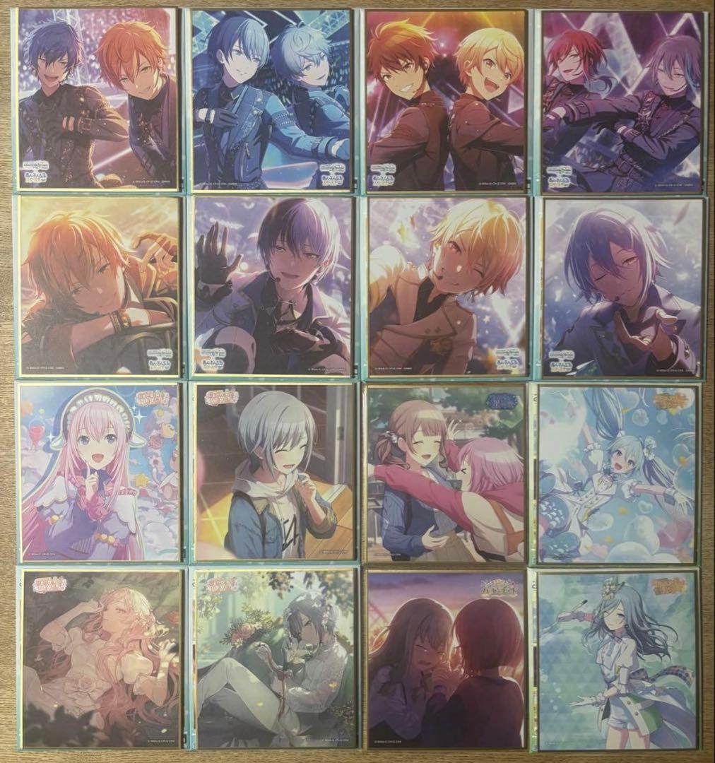 プロジェクトセカイ プロセカ ミニ色紙 まとめ売り - メルカリ