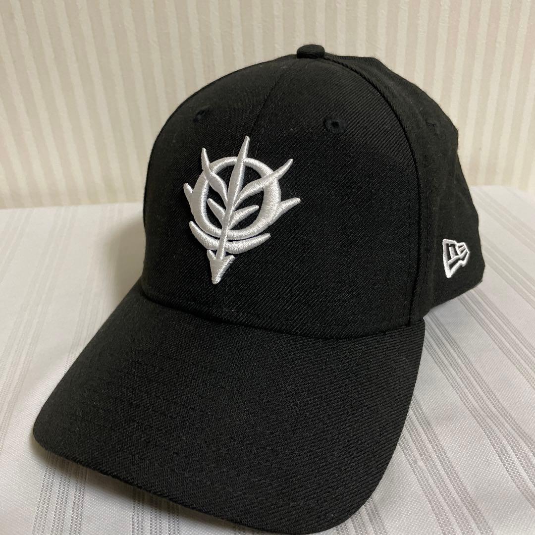 ニューエラ STRICT-G ガンダム ジオン軍 エンブレム キャップ 黒
