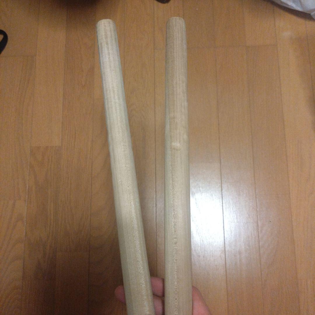 神木の太鼓バチ 楽天市場】全音 No.2 和太鼓バチ（朴）無印 2本1組 朴 （ホオの木