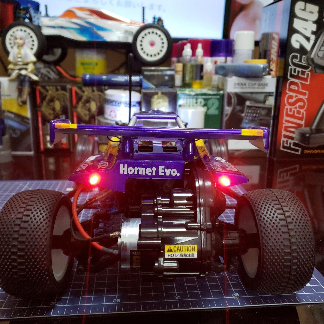 ホーネットEVO ②タミヤ カスタム LED 送受信機無しセット - メルカリ