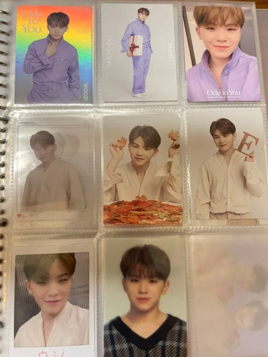 SEVENTEEN トレカ WOOZI WOOZI SEVENTEEN SEVENTEENTH HEAVEN JAPAN POB Photocard CARAT