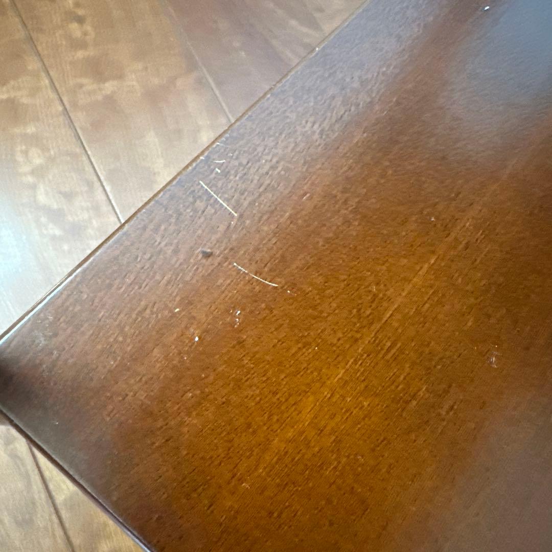 新しい家具・インテリア - 象嵌♦︎木製花柄装飾2段サイドテーブル