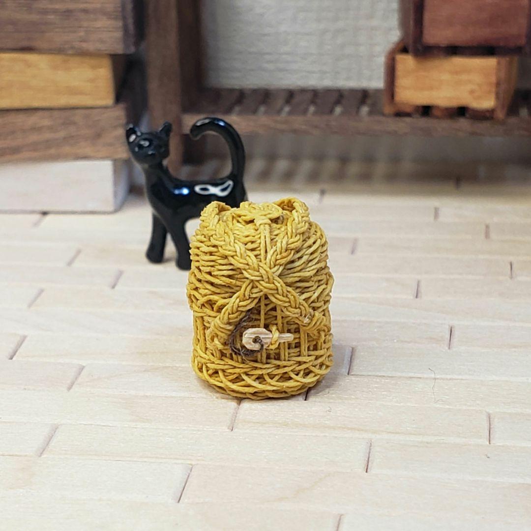 0091 miniature baskets かご バスケット ドールパニエ ドール用小さなパニエ/籐製バスケット/おもちゃの籠 jouet・おもちゃ