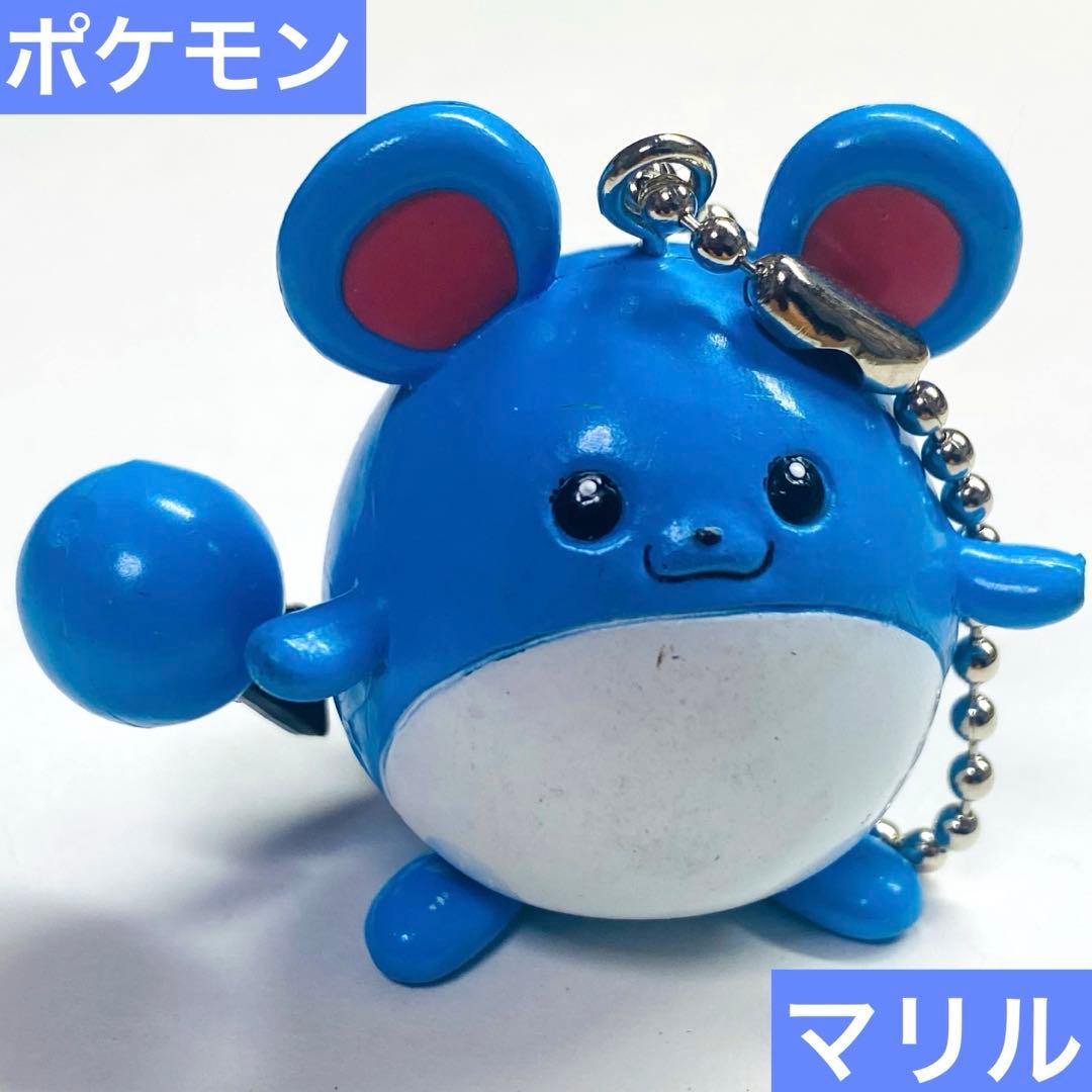 ポケモン マリル フィギュア キーホルダー ストラップ - メルカリ