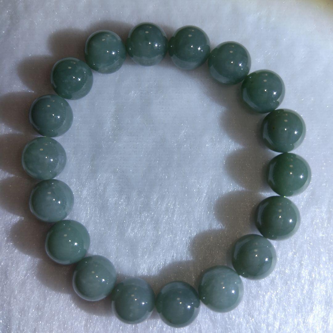 天然石 藍水 翡翠 鑑定書付き - メルカリ