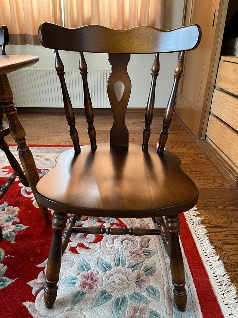 ③バラ売り不可 ①〜⑤セット販売のみ　ダイニング　テーブル　チェア HAGiHARA（萩原） ダイニングテーブルセット 4人掛け チェア 5点セット