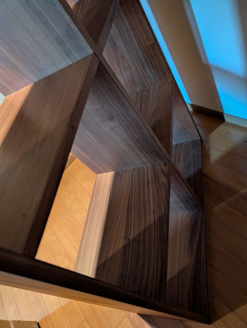 《送料込》無印良品 スタッキングシェルフ 5段×2 ウォールナット 棚 木製家具