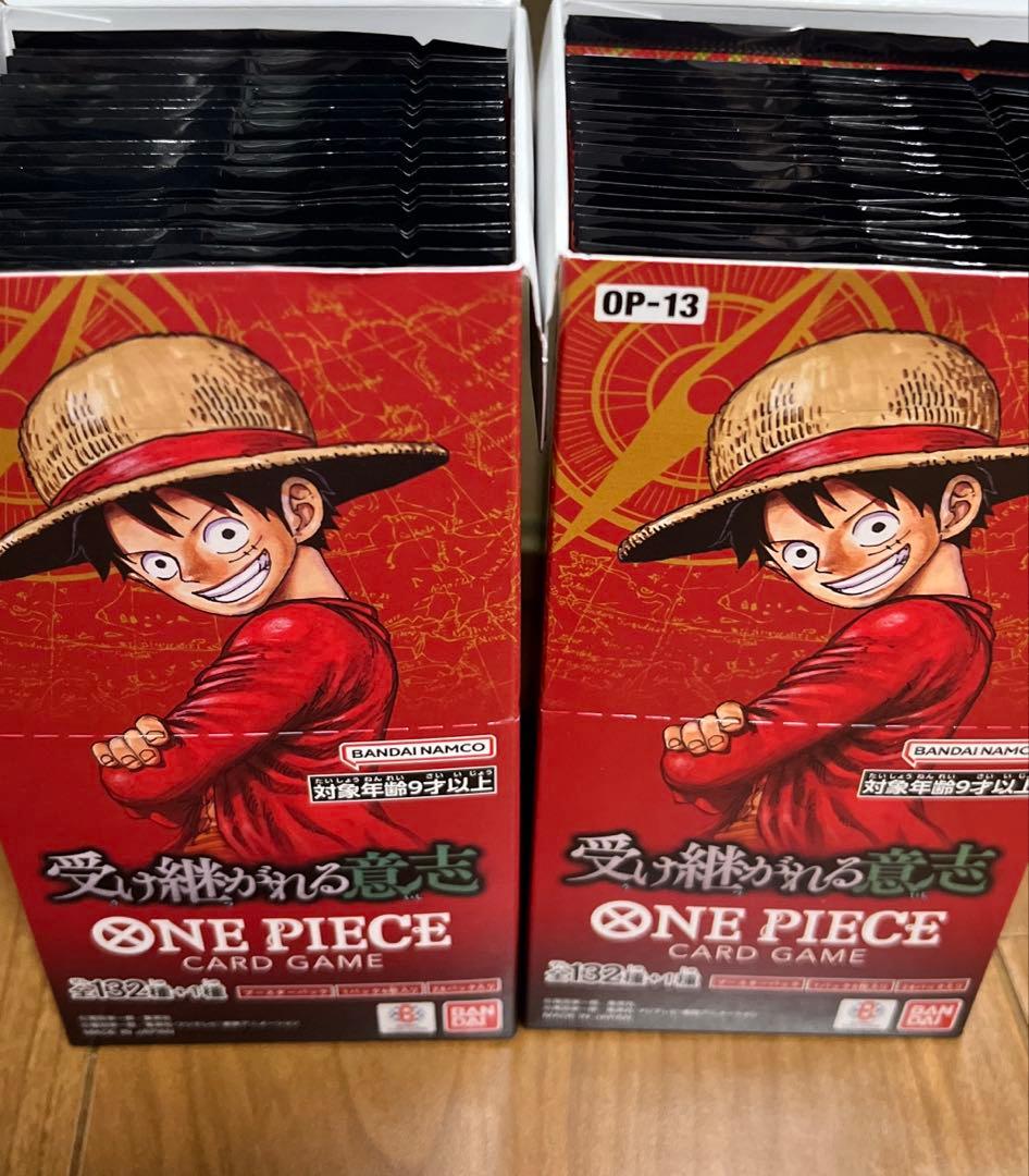 受け継がれる意志 未開封 サーチ済みパック 40P ワンピースカード