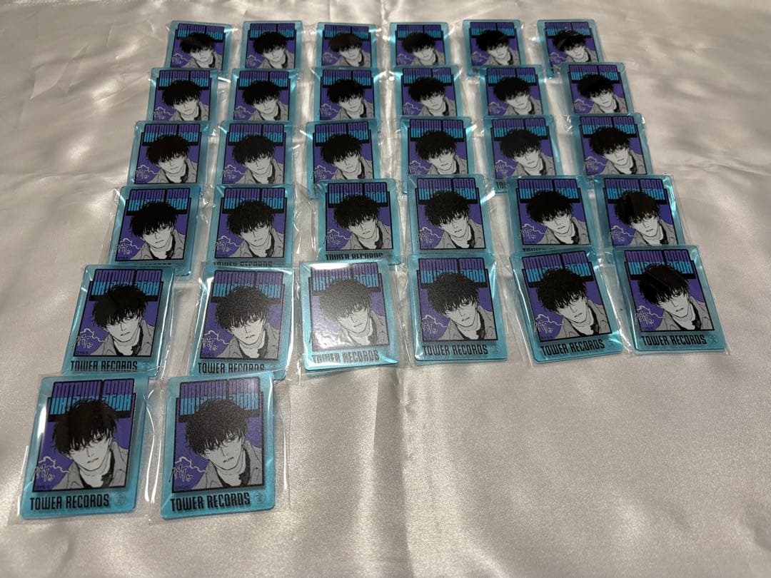 SAKAMOTO DAYS タワレコ アクリルバッジ 勢羽夏生 32点セット アクリルスタンド「SAKAMOTO DAYS」55/勢羽夏生 革手袋ver.(描き下ろし