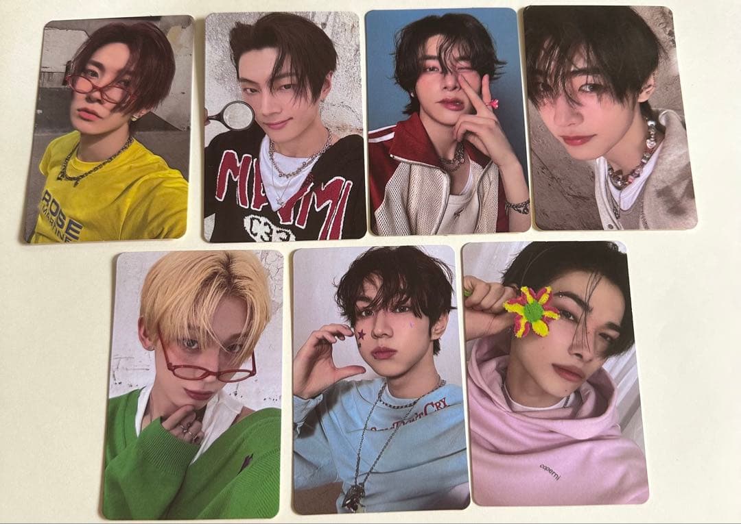 ENHYPEN yizhiyu 中華 一直娱 トレカ7枚コンプセット ショケース