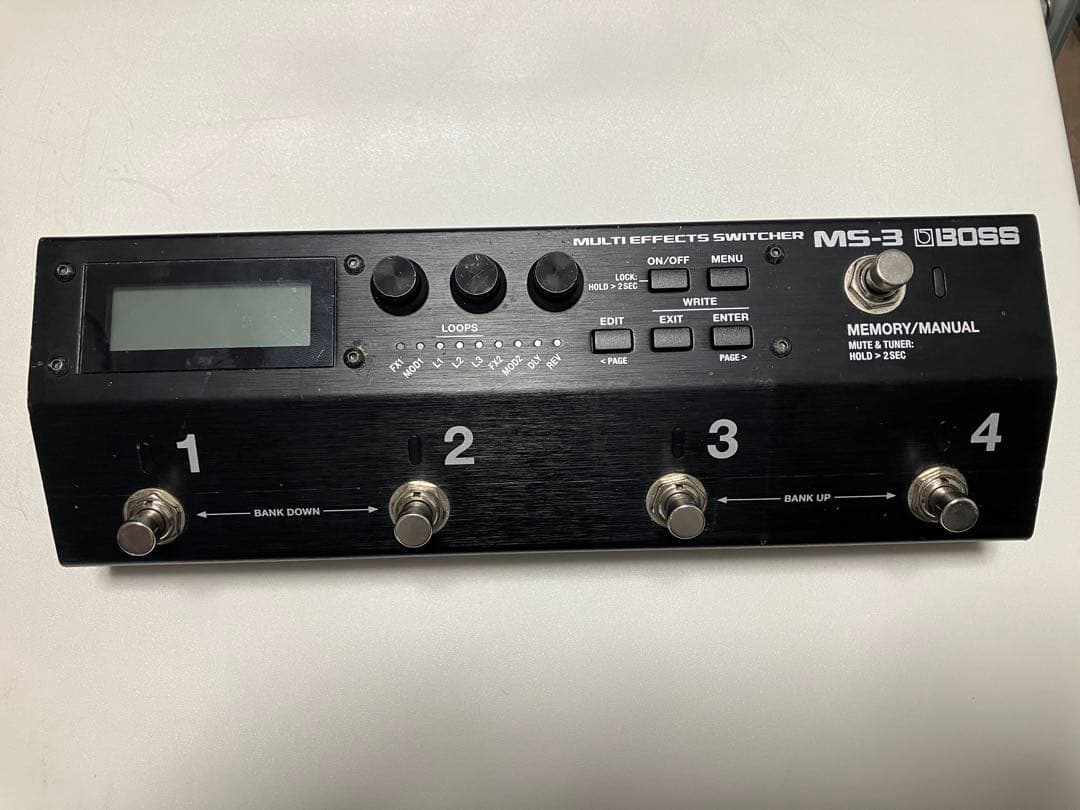 【値下げしました】BOSS MS-3 マルチエフェクトスイッチャー　アダプター付 BOSS新製品 エフェクター+スイッチャー「MS-3」が入荷！｜島村楽器