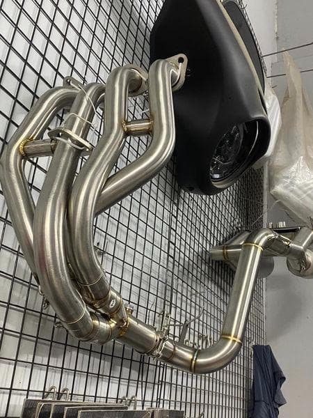 ZX4R/ZX25R フルエキゾースト テールアップ 2本出しマフラー - メルカリ