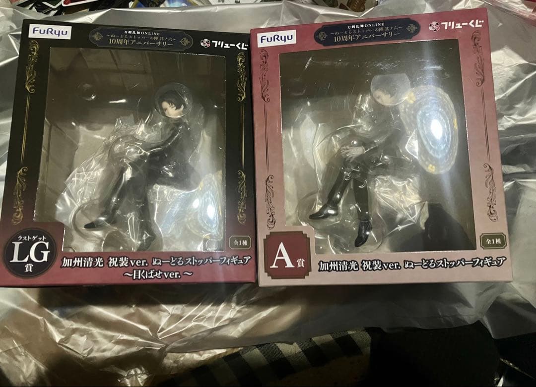 刀剣乱舞　フリューくじ A賞 ラストゲット賞　LG賞 加州清光　フィギュア 刀剣乱舞 フリューくじLG賞 A賞 加州清光 ぬーどるストッパー